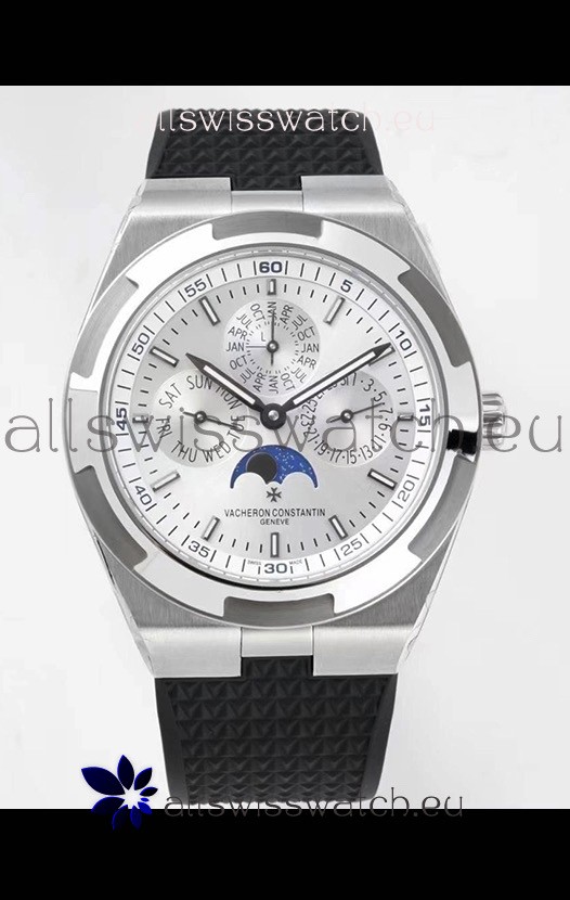 Vacheron Constantin Overseas Perpetual Calendar Ultra-Thin Steel Dial Steel Casing Replica