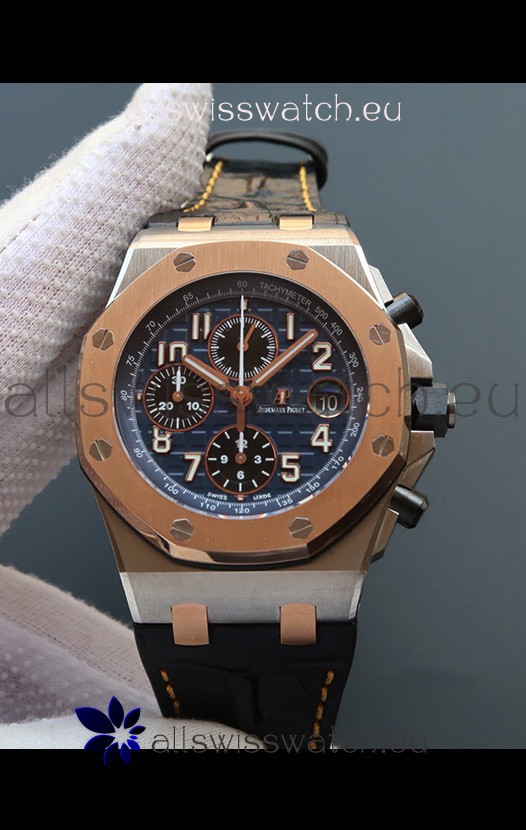 Audemars Piguet Royal Oak Offshore Chronograph 2 Tone 904L Steel 1:1 Mirror 3126 Movement