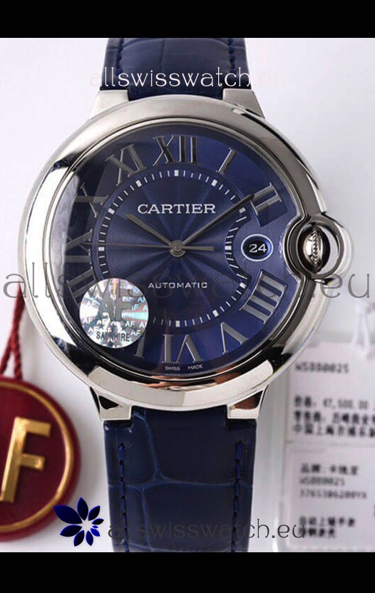 Ballon De Cartier Swiss Automatic 1:1 Mirror Quality 33MM in Stainless Steel Casing 