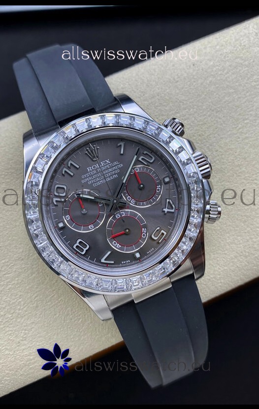 Rolex Cosmograph Daytona 116519 Grey Dial Cal.4130 Movement - 904L Steel Watch