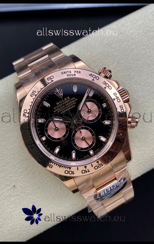Rolex Daytona 116505 Rose Gold Original Cal.4130 Movement - 1:1 Mirror 904L Steel Watch
