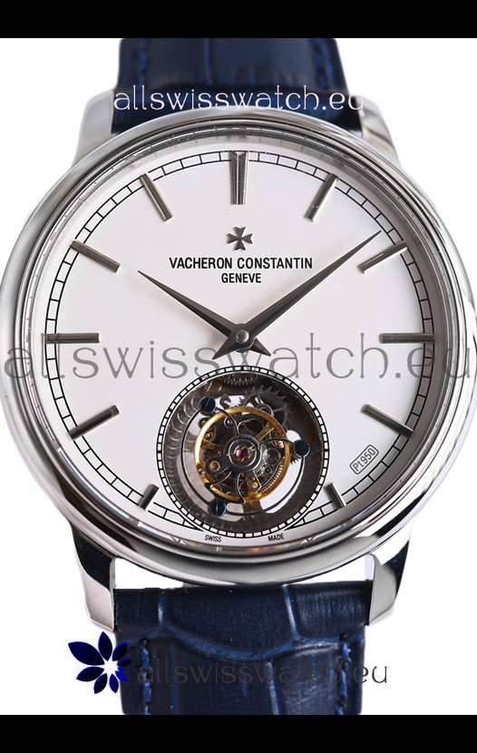 Vacheron Constantin Traditionelle Swiss Tourbillon Steel Casing 1:1 Mirror Replica Watch 