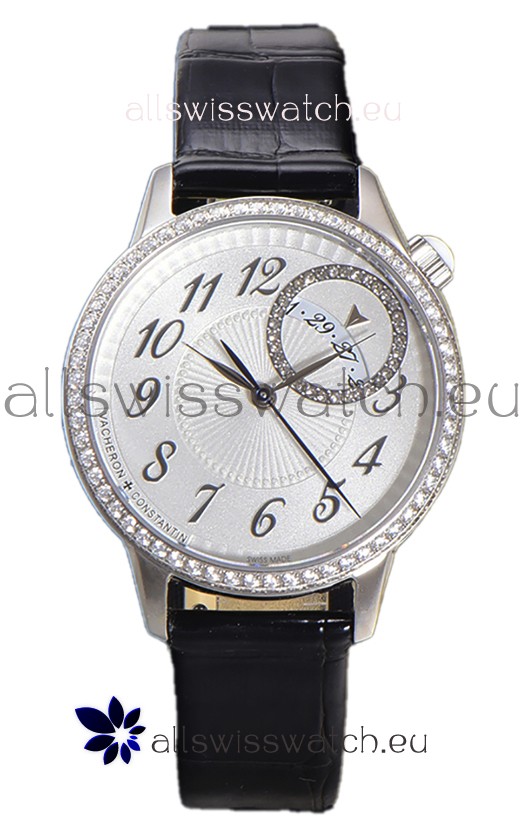 Vacheron Constantin Egerie Muse 904L Steel Casing in White Dial Swiss Replica Watch 