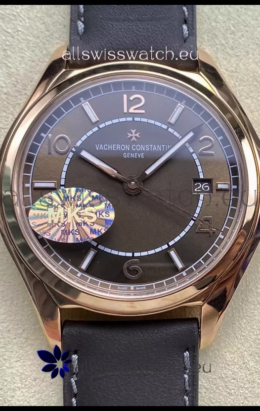 Vacheron Constantin Fiftysix Edition Rose Gold Steel 1:1 Mriror Replica Brown Dial 