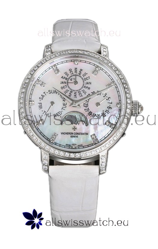 Vacheron Constantin Traditionelle Perpetual Calendar Ultra-Thin White Gold Plating