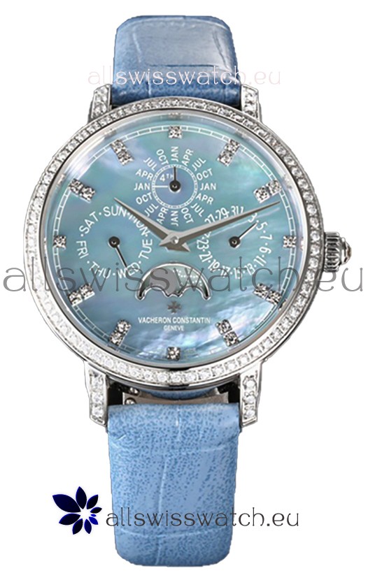 Vacheron Constantin Traditionelle Perpetual Calendar Ultra-Thin White Gold Plating