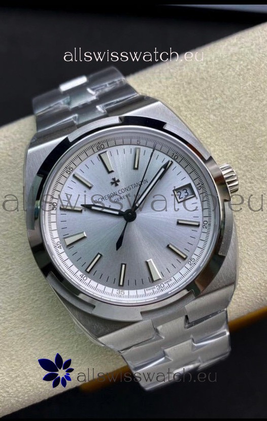 Vacheron Constantin Overseas 1:1 Mirror Swiss Replica Watch in Steel Dial - Steel Strap 