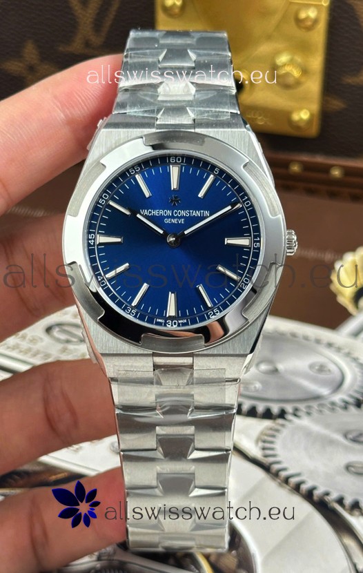 Vacheron Constantin Super Clone Overseas Ultra-Thin 2000V Edition Watch in Blue Dial 