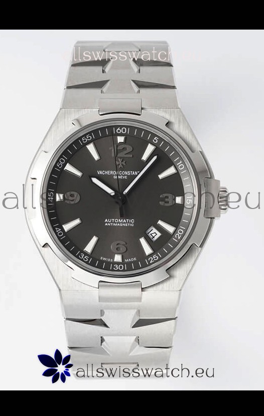 Vacheron Constantin Overseas 1:1 Mirror Swiss Replica Watch in Grey Dial - Steel Strap