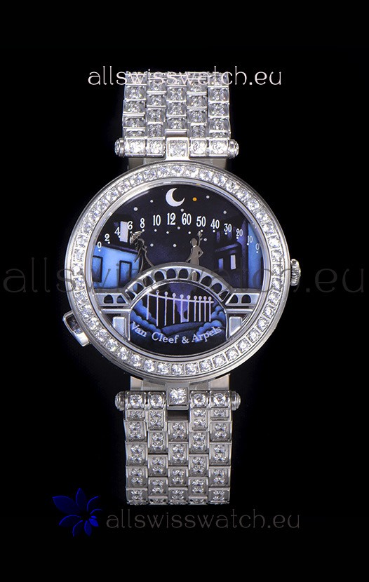 Van Cleef & Arpels Lady Arpels Pont des Amoureux Watch in Swiss Automatic Movement