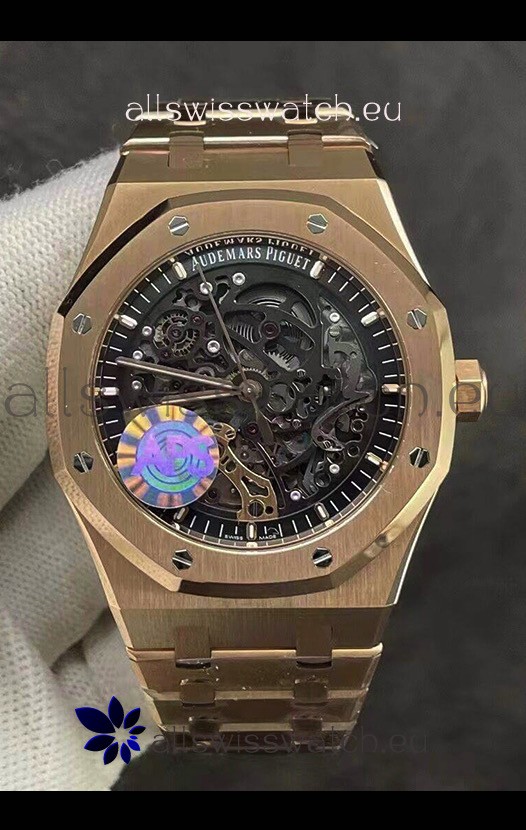 Audemars Piguet Royal Oak Double Balance Wheel Openworked Edition 1:1 Mirror Swiss Replica Watch 
