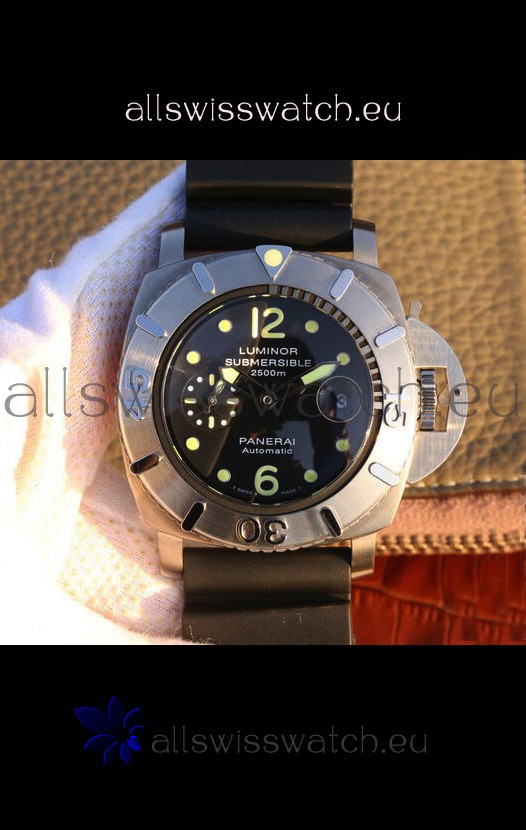 Panerai Luminor Submersible PAM194 Titanium Swiss Replica Watch 47MM