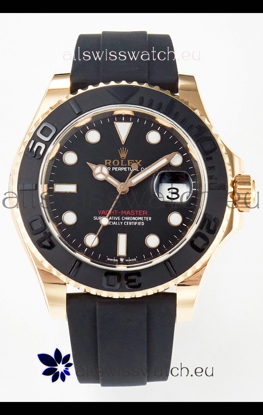 Rolex Yachtmaster Super Clone 126655 Rose Gold 42MM Cal.3235 Swiss 1:1 Swiss Replica