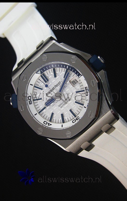 Audemars Piguet Royal Oak New Diver 1:1 Swiss Replica Watch in White