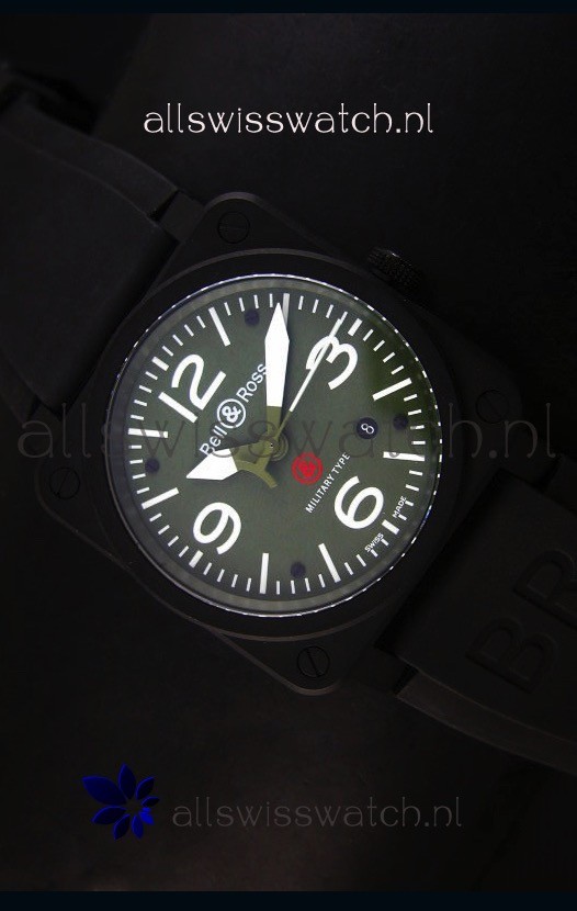 Bell & Ross BR03-92 Green Dial Swiss Replica Watch
