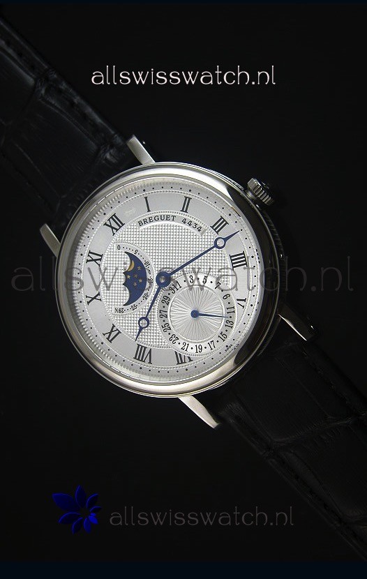 Breguet Classique Moonphase Stainless Steel Swiss Replica Watch