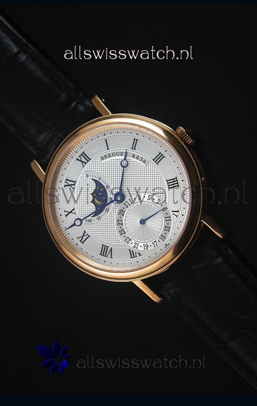 Breguet Classique Moonphase Rose Gold Swiss Replica Watch
