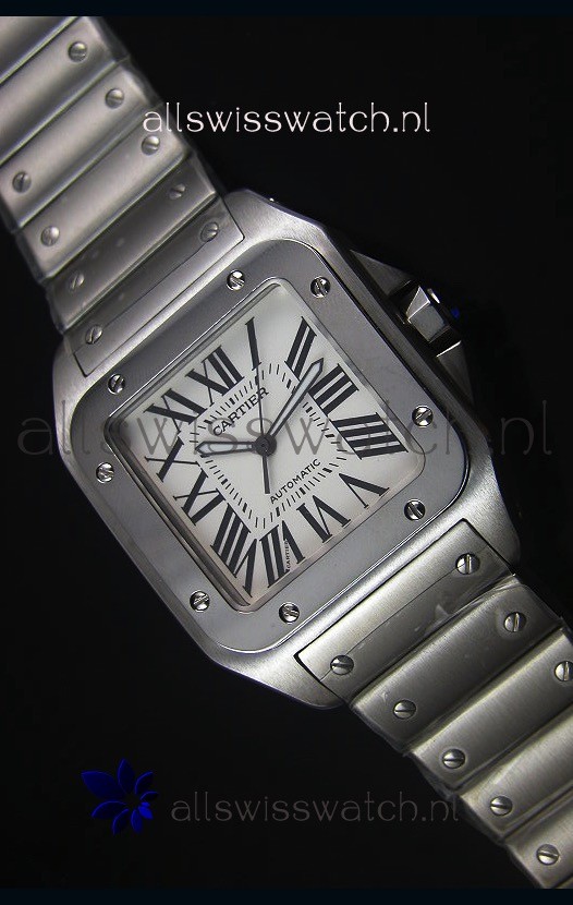 Cartier Santos 100 42MM Swiss Casing Watch with Japanese Movement 