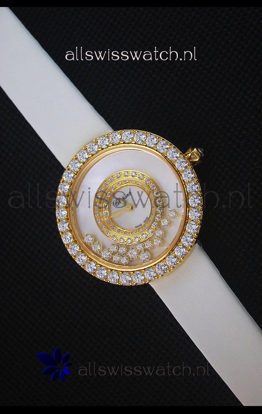 Chopard Happy Dreams 36MM White Strap in White Dial