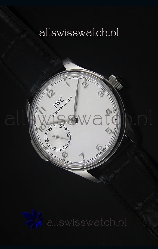 IWC Portuguese Handwind Ref# IW5242 Swiss 1:1 Mirror White Dial Watch