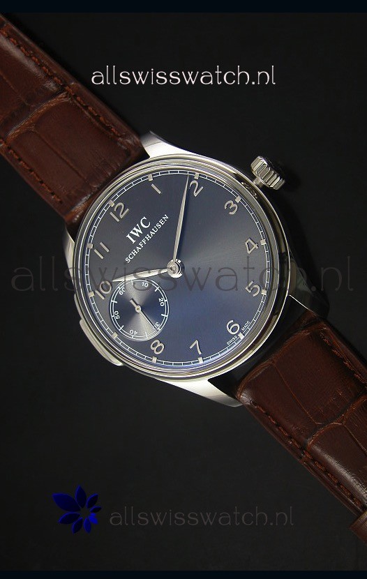 IWC Portuguese Handwind Ref# IW5242 Swiss 1:1 Mirror Grey Dial Watch