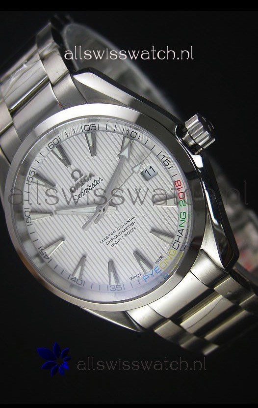 Omega Seamaster Master Co-Axial 2018 Pyeongchang Olympics Edition Swiss Replica Watch