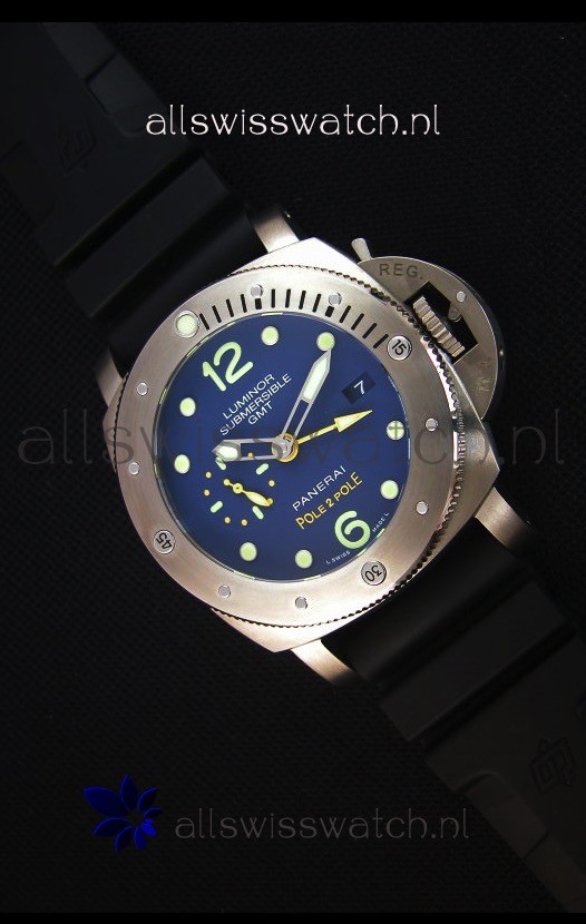 Panerai Luminor Submersible GMT PAM719 Pole 2 Pole Edition 1:1 Mirror Replica Watch