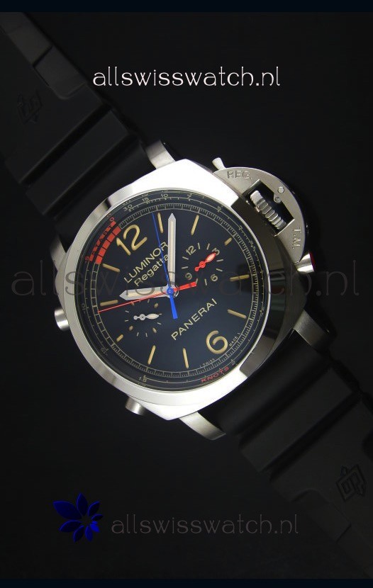 Panerai Luminor Regatta Japanese Replica Watch in Steel Case