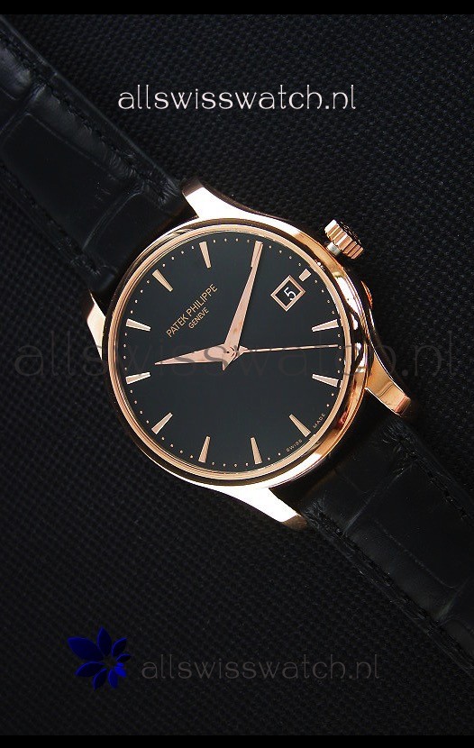 Patek Philippe #Ref 5227 Yellow Gold Watch in Black Dial 1:1 Swiss Replica Watch 