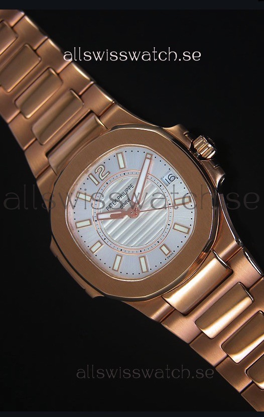Patek Philippe Ladies Nautilus Rose Gold Watch 36MM 