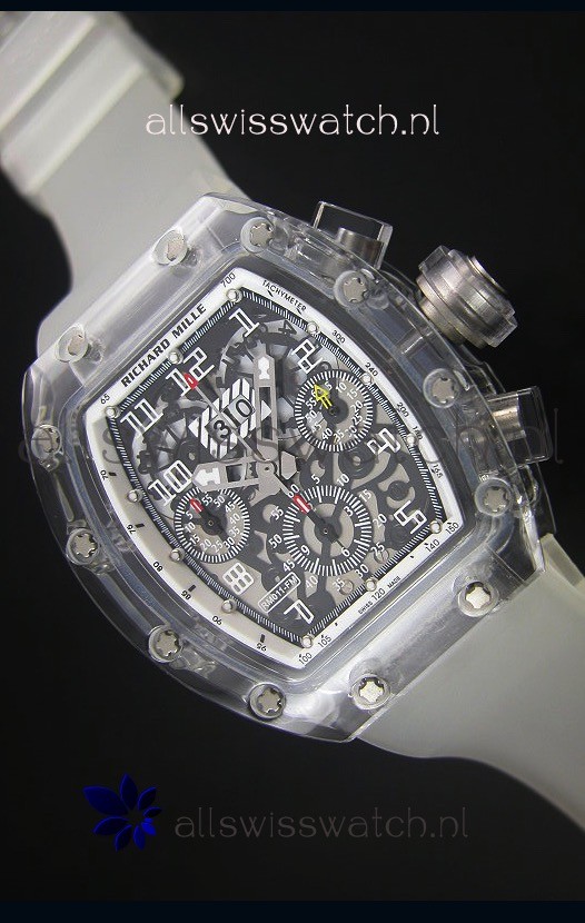 Richard Mille RM056-1 Tourbillon Felipe Massa Chronograh White Bezel Watch