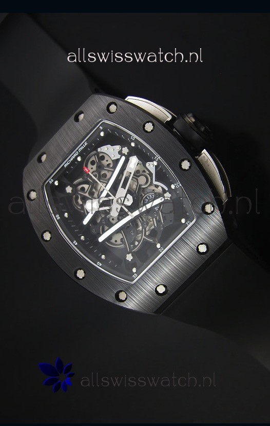 Richard Mille RM061 Ceramic Case Swiss Black Bezel Replica Watch