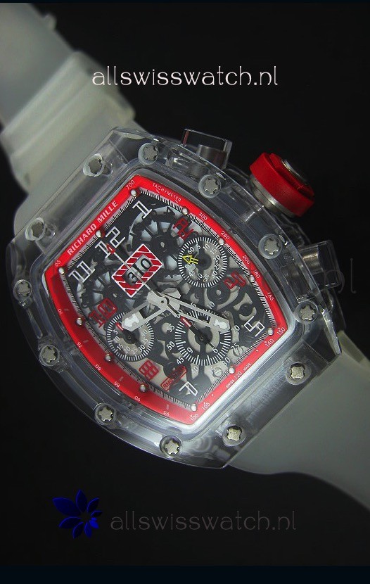 Richard Mille RM056-1 Tourbillon Felipe Massa Chronograh Red Bezel Watch