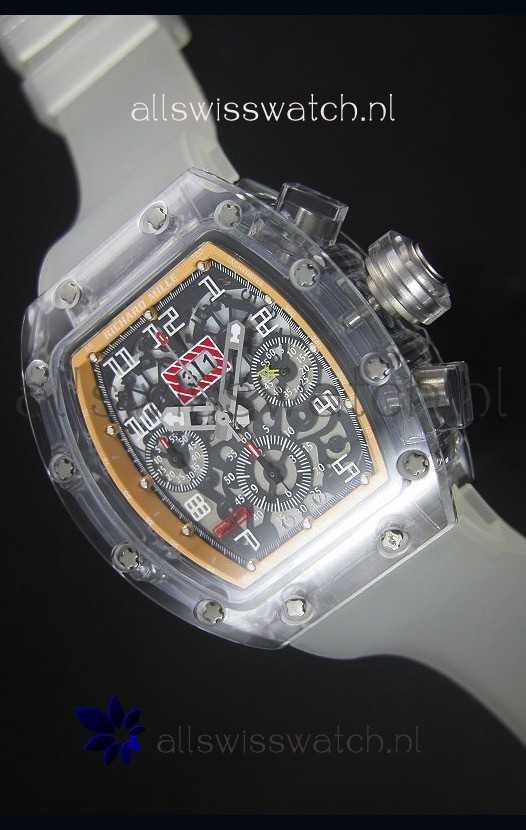 Richard Mille RM056-1 Tourbillon Felipe Massa Chronograh Beige Bezel Watch