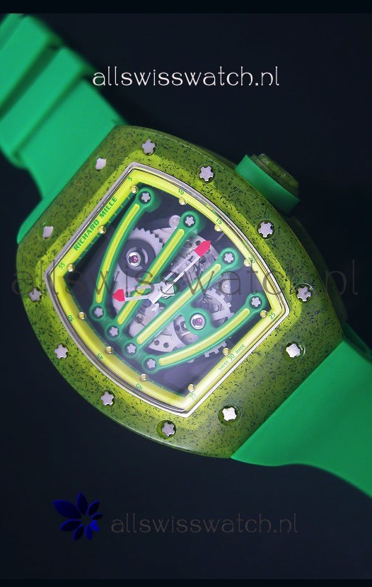 Richard Mille RM059 Yohan Blake Edition Swiss Replica Watch in Yellow Bezel