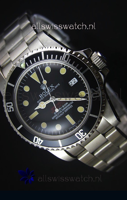 Rolex Sea Dweller Double Red 1665 Vintage Edition Swiss Watch 1:1 Mirror Replica Edition