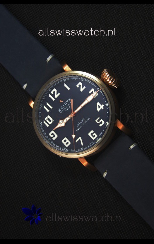 Zenith Pilot Type 20 Extra Westime Vintage Edition in Rose Gold Case