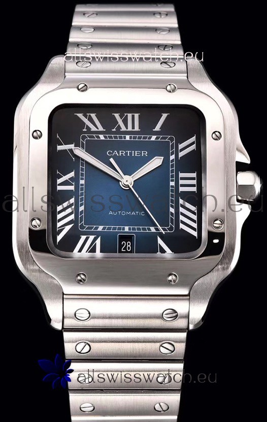 Cartier Santos De Cartier XL 1:1 Mirror Replica - 40MM Stainless Steel Watch