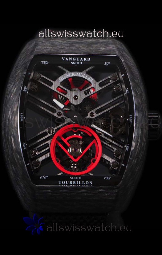 Franck Muller Vanguard Skeleton Tourbillon Swiss Replica Watch