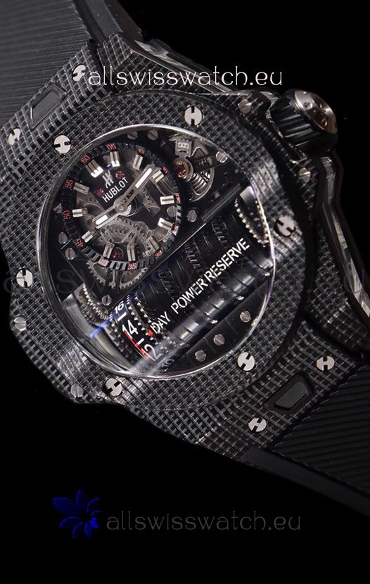 Hublot Big Bang MP-11 Power Reserve 3D Carbon Swiss Replica Watch