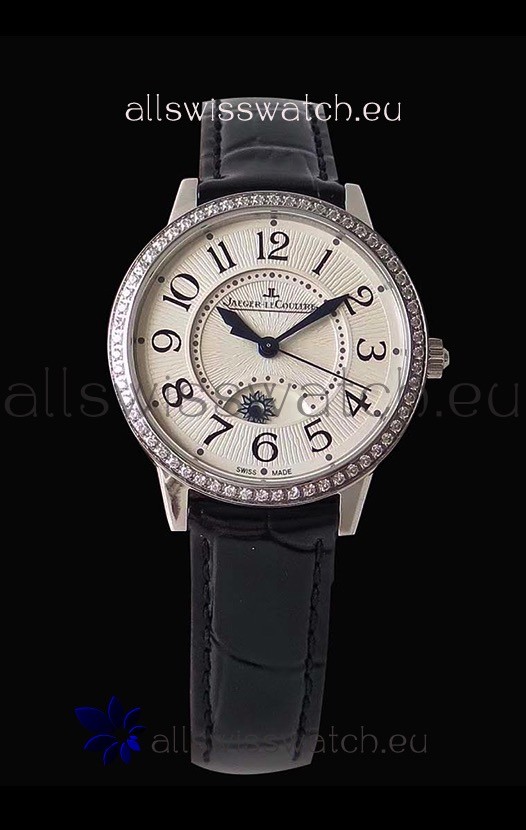 Jaeger-LeCoultre Rendez-Vous Steel Night & Day Medium 1:1 Mirror Swiss Watch 