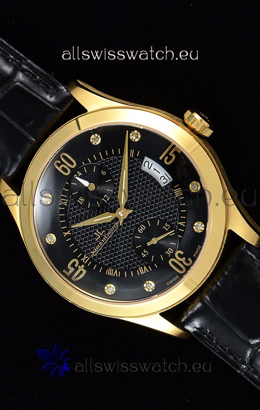 Jaeger LeCoultre Master Control Yellow Gold Swiss Replica Watch 