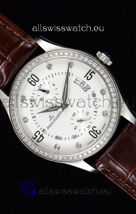 Jaeger LeCoultre Master Control Stainless Steel Swiss Replica Watch 