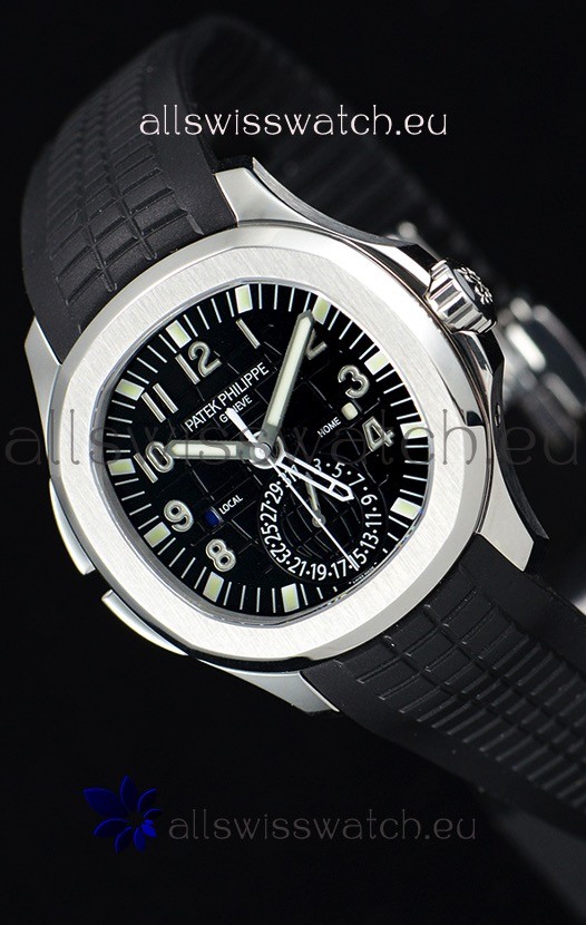 Patek Philippe Aquanaut 5164A 1:1 Mirror Watch Black Dial