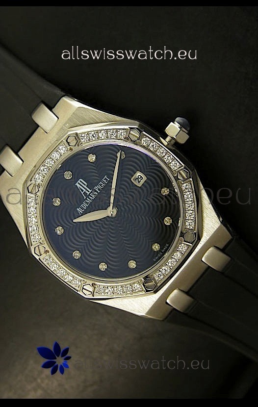 Audemars Piguet Royal Oak Ladies Quartz Replica Watch in Steel Case