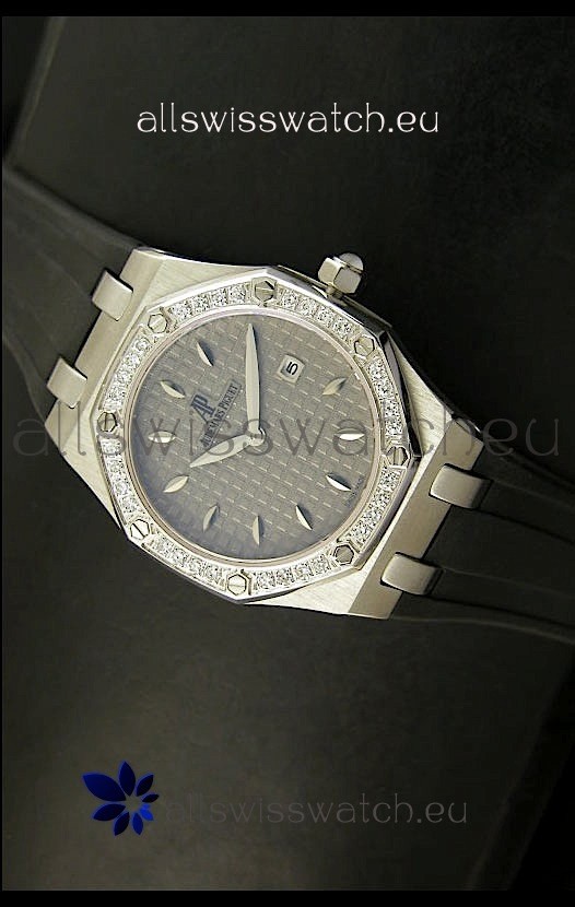 Audemars Piguet Royal Oak Ladies Quartz Replica Watch in Steel Case