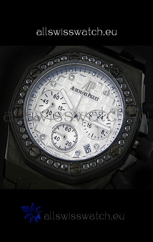 Audemars Piguet Royal Oak Offshore Lady Alinghi Swiss Watch in White Dial