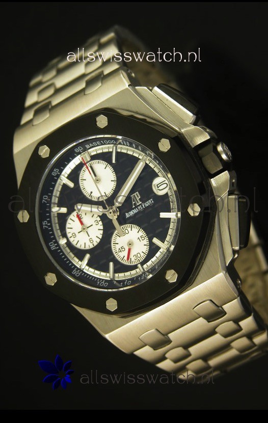Audemars Piguet Royal Oak Offshore Watch in Black Dial - Steel Case