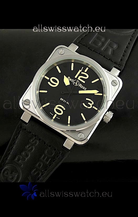 Bell and Ross BR01-94 Swiss Watch in Black Dial