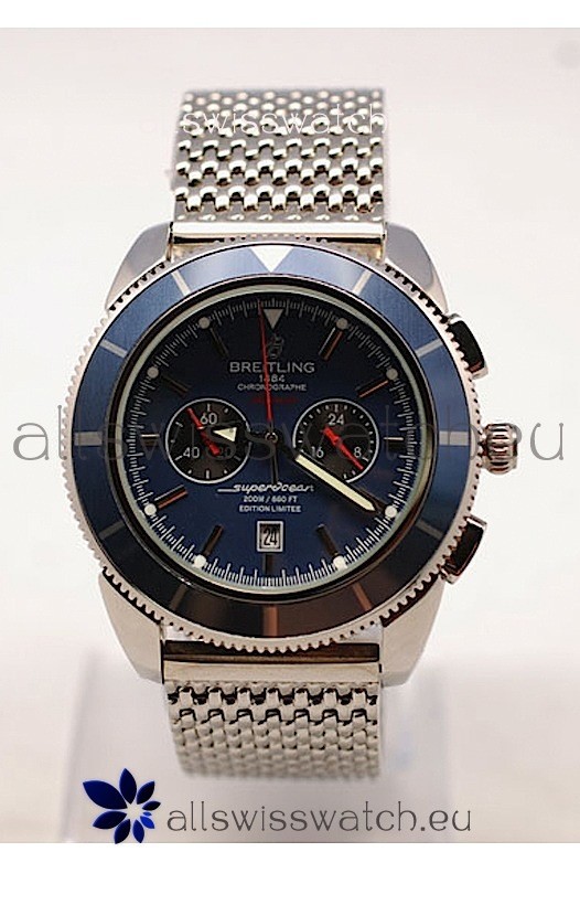 Breitling SuperOcean Heritage Swiss Replica Watch - Dark Blue Dial